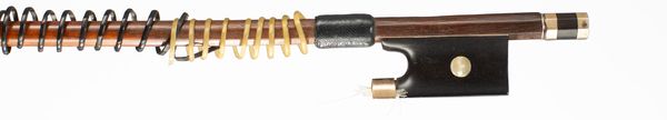 A gold-mounted violin bow, branded Dodd