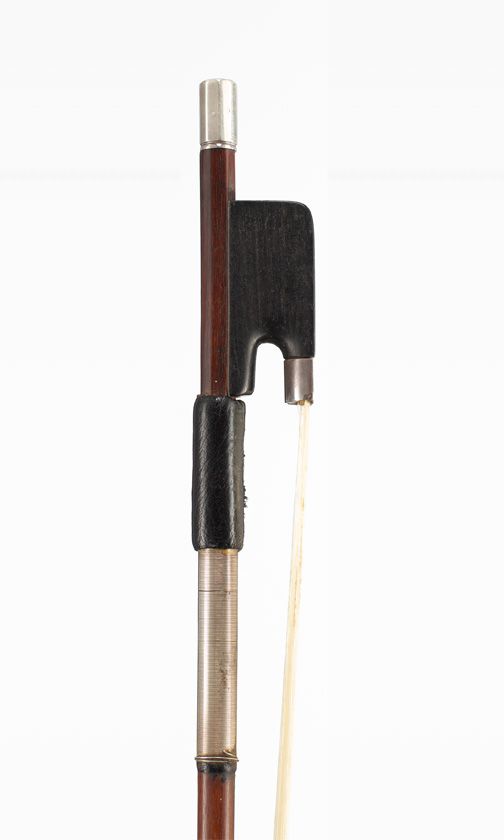 A silver-mounted violin bow by James Tubbs, London, circa 1880