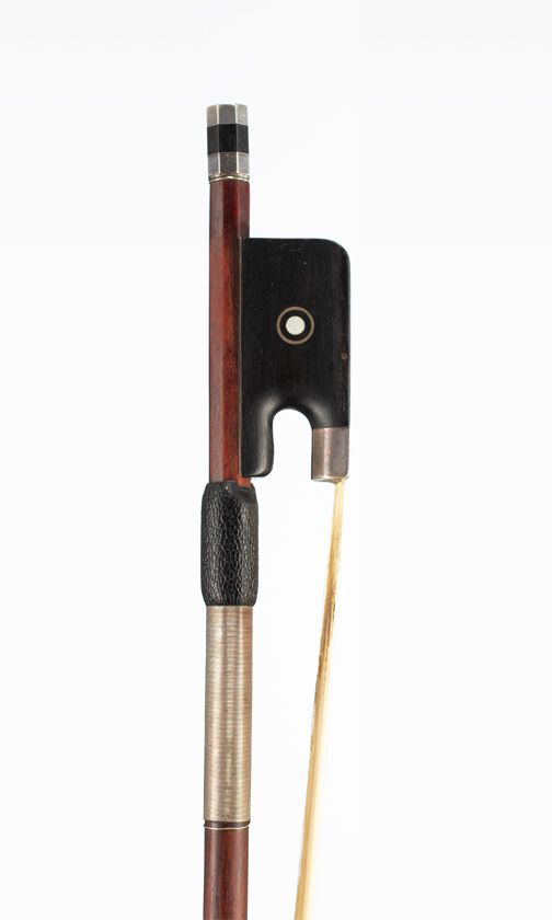 A silver-mounted cello bow, early 20th Century