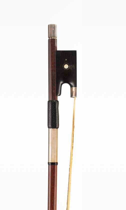 A silver-mounted violin bow, Workshop of Finkel, Oberhasli