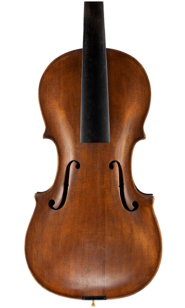 A violin, labelled Antonius Stradivarius, 1737