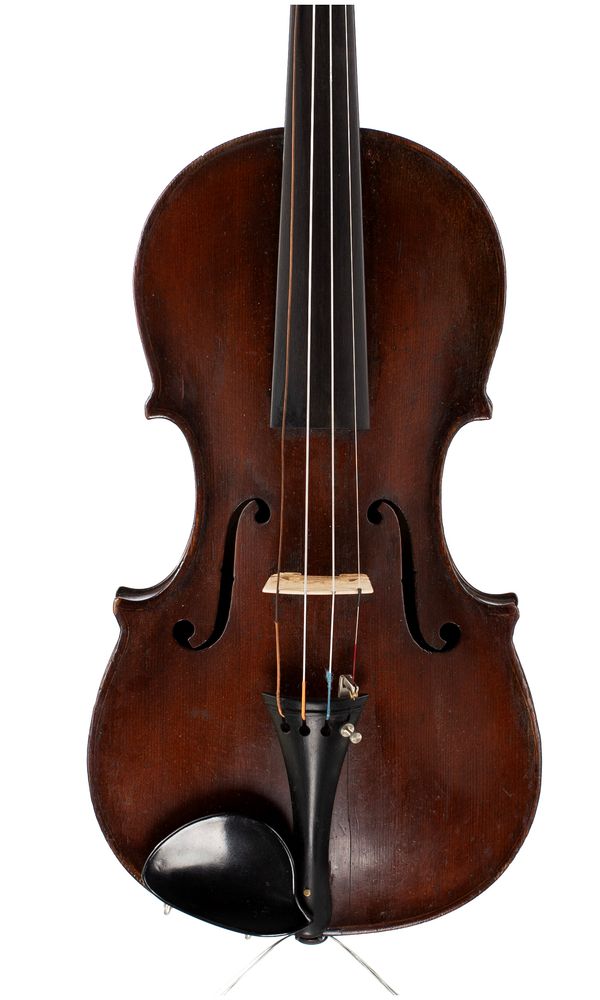 A violin, labelled Carsen Odense, 1869