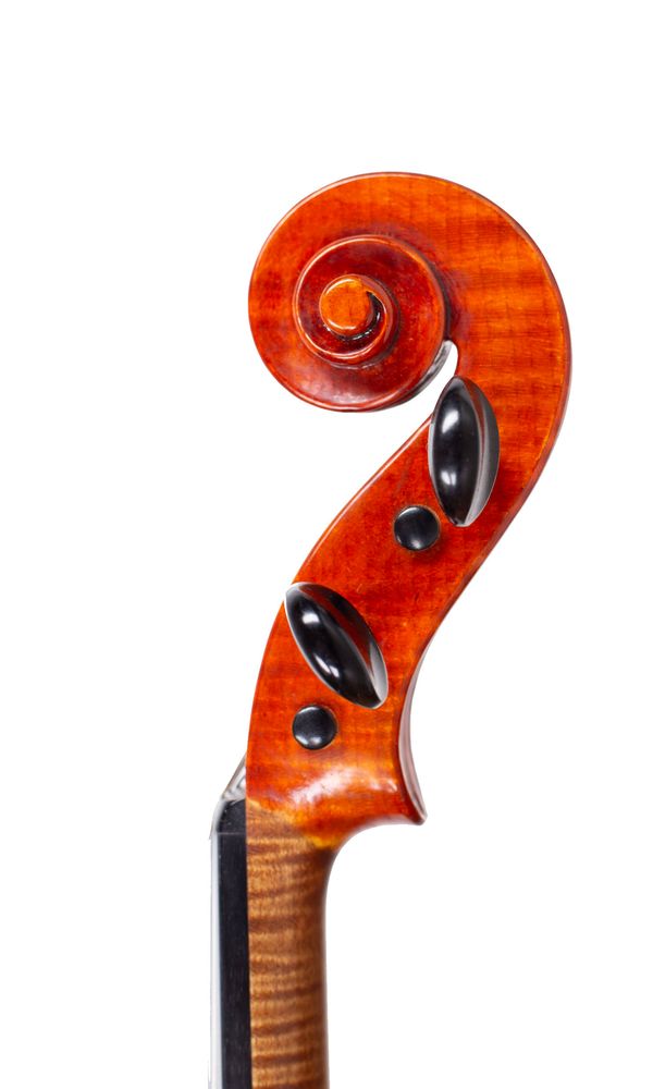 A violin by Antonio Donato, Islip, New York, 2012 - scroll