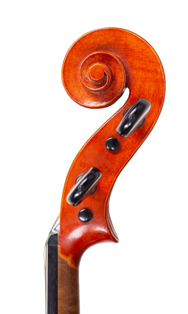 A viola by Antonio Donato, Islip, New York, 2018 - scroll