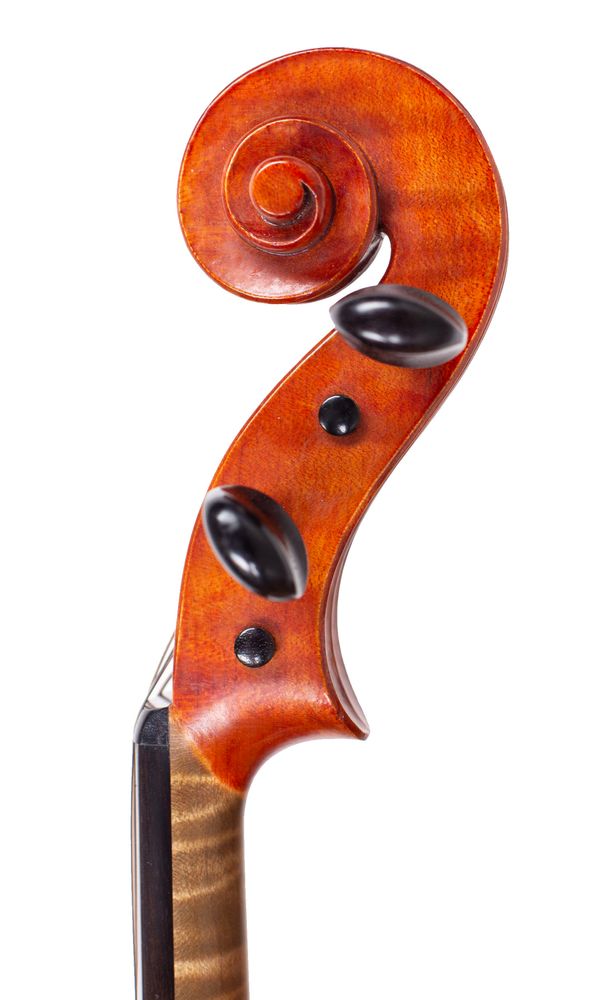 A viola by Antonio Donato, Islip, New York, 2014 - scroll