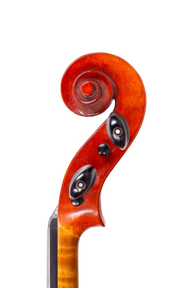 A violin by Antonio Donato, Islip, New York, 2007 - scroll