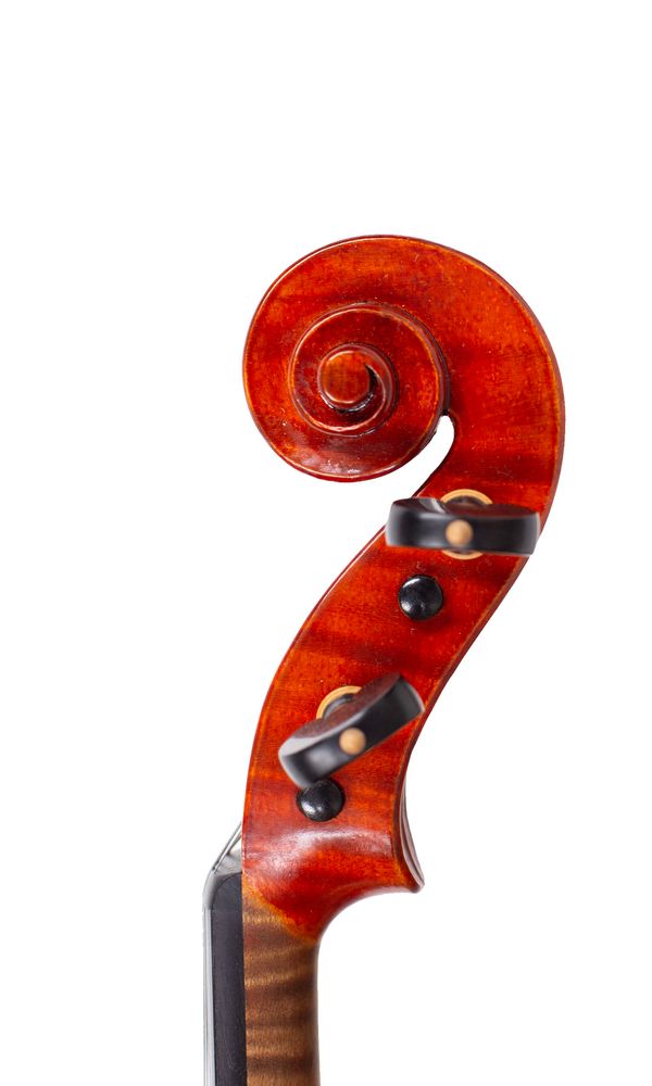 A violin by Antonio Donato, Islip, New York, 2014 - scroll