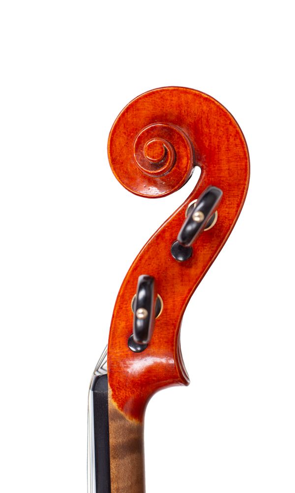 A violin by Antonio Donato, Islip, New York, 2018 - scroll