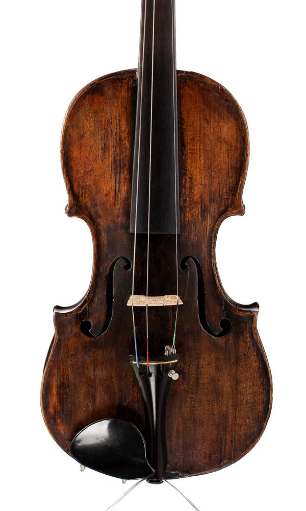 A violin, labelled William Forster... London