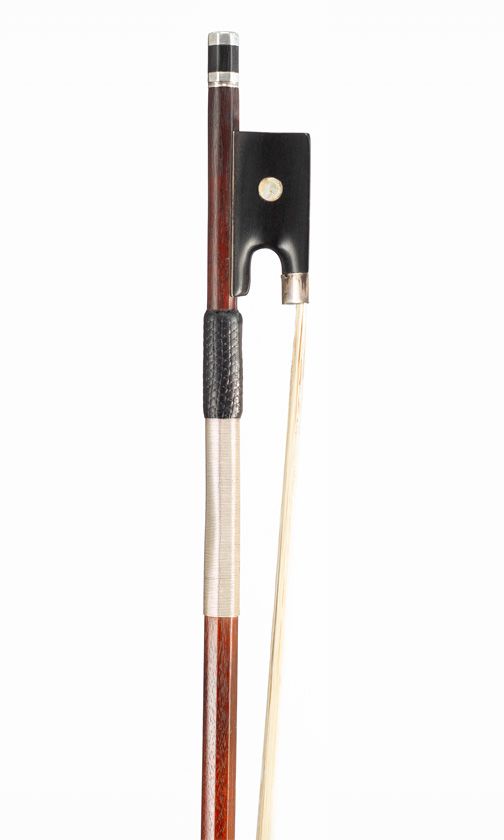 A silver-mounted violin bow, Germany, circa 1920