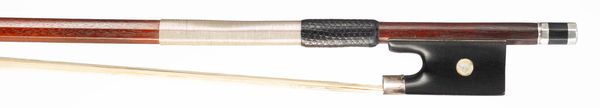 A silver-mounted violin bow, Germany, circa 1920