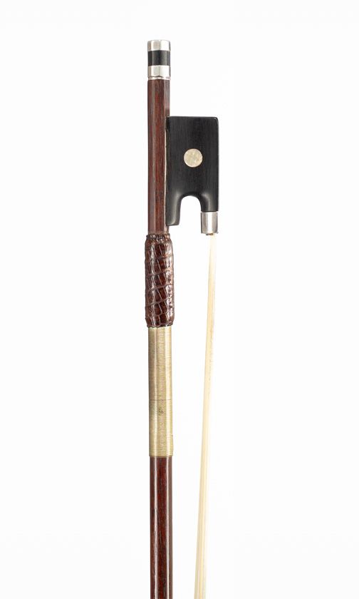 A silver-mounted violin bow by Pierre Simon, Paris, circa 1865