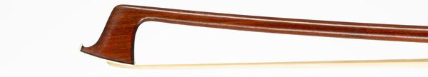 A silver-mounted violin bow, possibly by Claude Charles Nicolas Husson, France, circa 1860