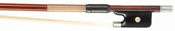 A silver-mounted violin bow, Workshop of Otto Hoyer, Germany, circa 1930