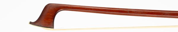 A silver-mounted viola bow by H. A. Stöhr, Germany, circa 1950