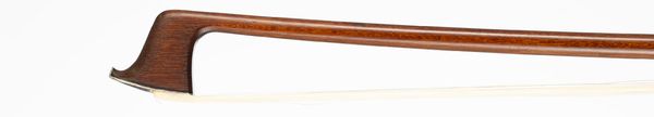 A silver-mounted violin bow by W. E. Hill & Sons, London, circa 1920