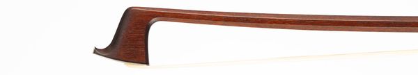 A silver-mounted violin bow, probably by Malcolm Taylor, branded W. E. Hill & Sons, England, circa 1980