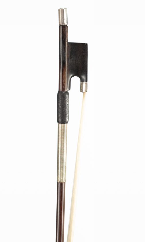 A silver-mounted violin bow by James Tubbs, London, circa 1890
