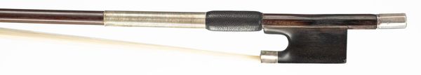 A silver-mounted violin bow by James Tubbs, London, circa 1890