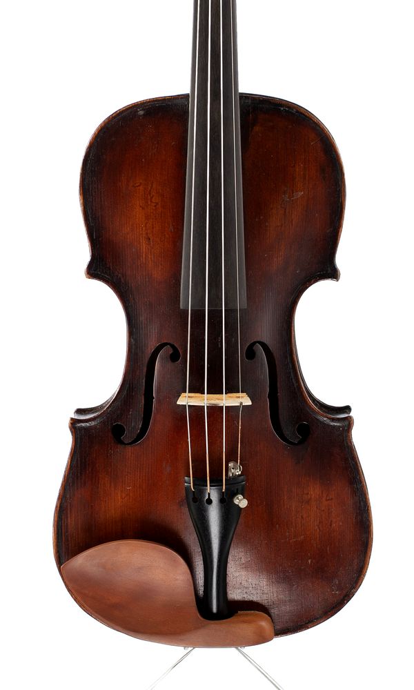 A violin, labelled Giacomo Zanoli, Verona