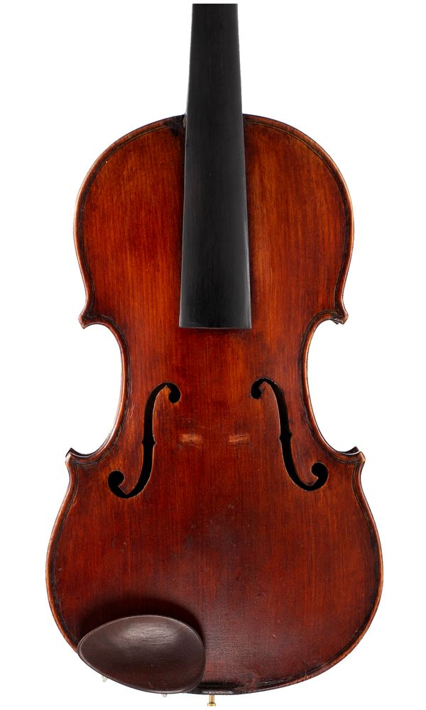 A violin, labelled John Dempster, Dalbeattie, 1921