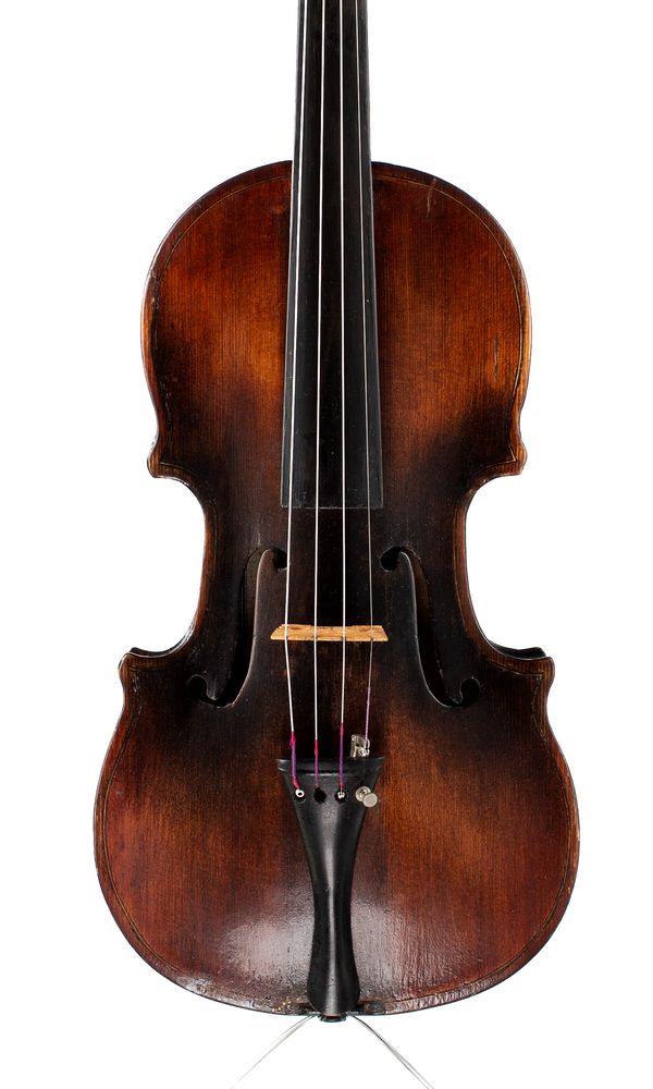 A violin, labelled Michael Callinan