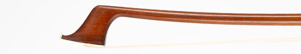 A silver-mounted cello bow, branded JP Bernard Bruxelles