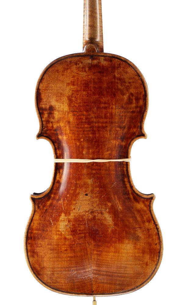A violin, circa 1780 - back