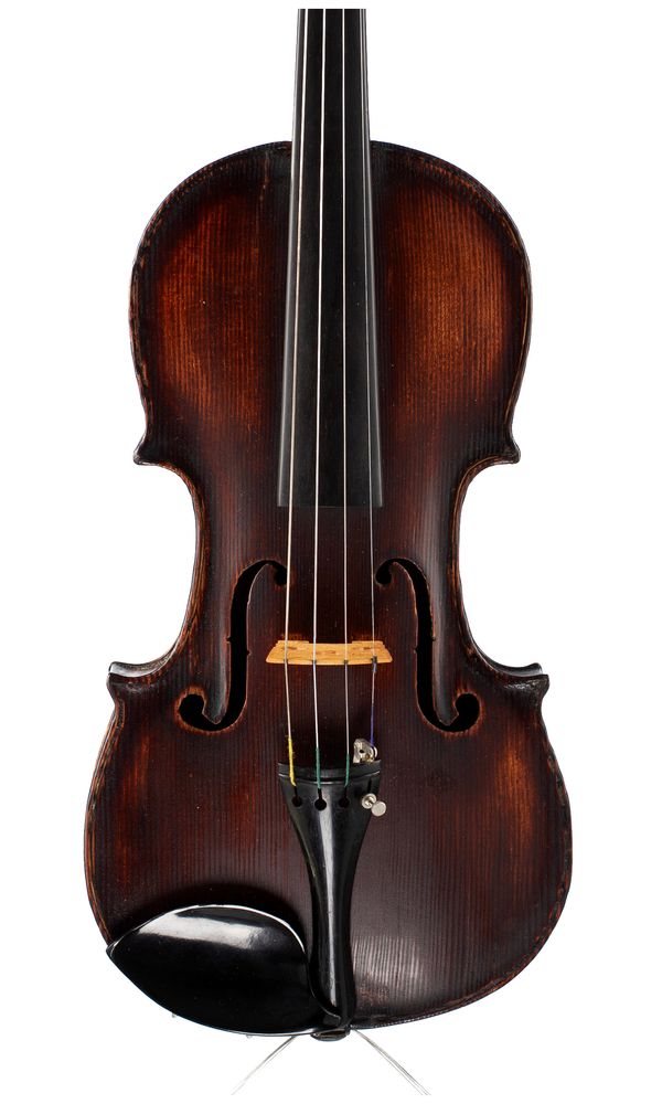 A violin, indistinctly labelled