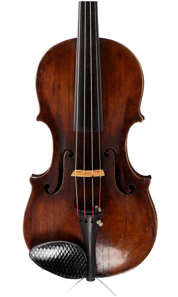 A violin, labelled Georg Winterling, Hamburg
