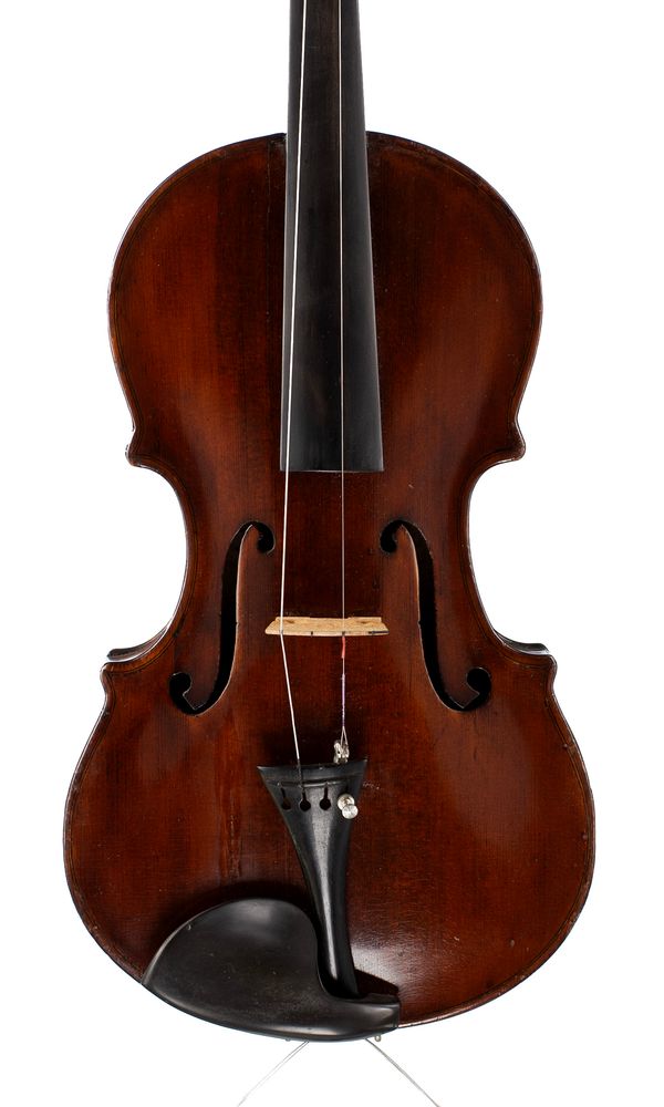 A violin, inscribed internally