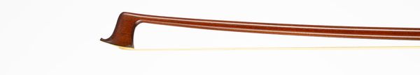 A silver-mounted violin bow, branded Lothar Seifert