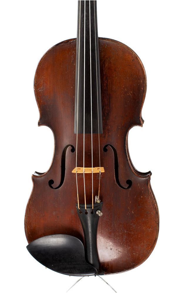 A violin, labelled Lutherie Artistique, Pajot Jeune, Jenzat