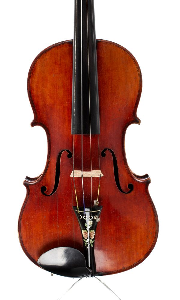 A violin, labelled Wolff Bros, 1893