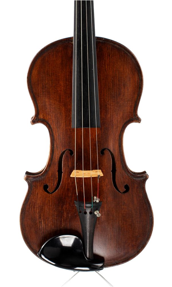 A violin, labelled J. Gray, Stanhope
