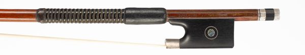 A silver-mounted violin bow, Germany, circa 1950