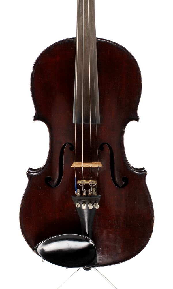 A violin, labelled Celebre Vosgien