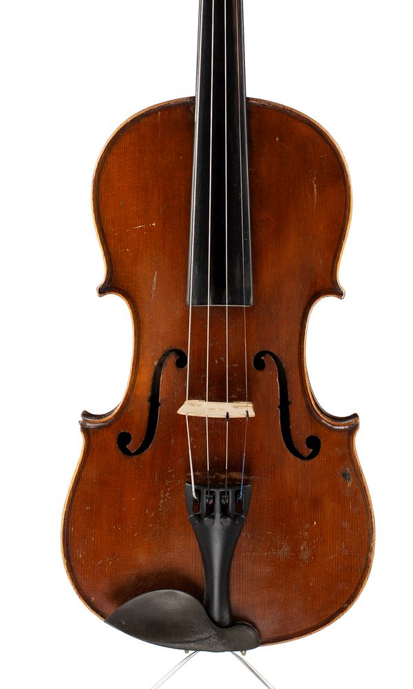 A violin, labelled John Anderson