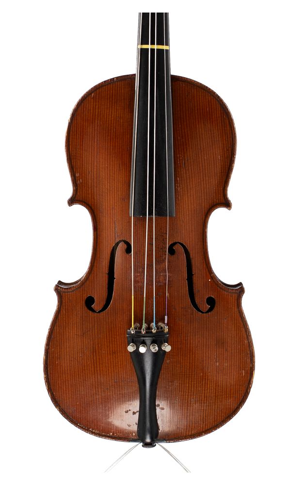 A three-quarter sized violin, labelled The Maidstone