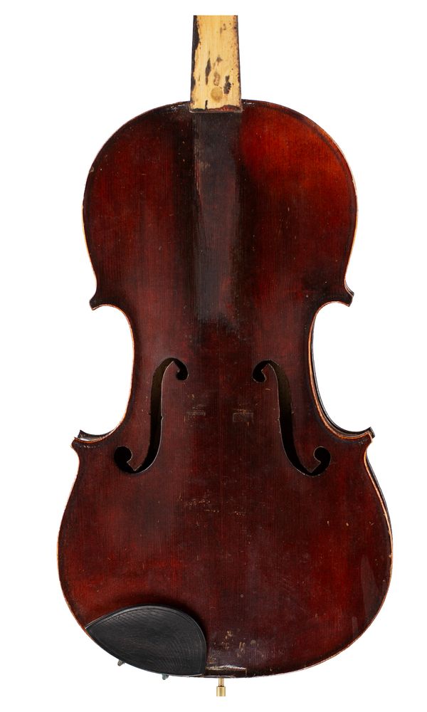 A violin, labelled Celebre Vosgien