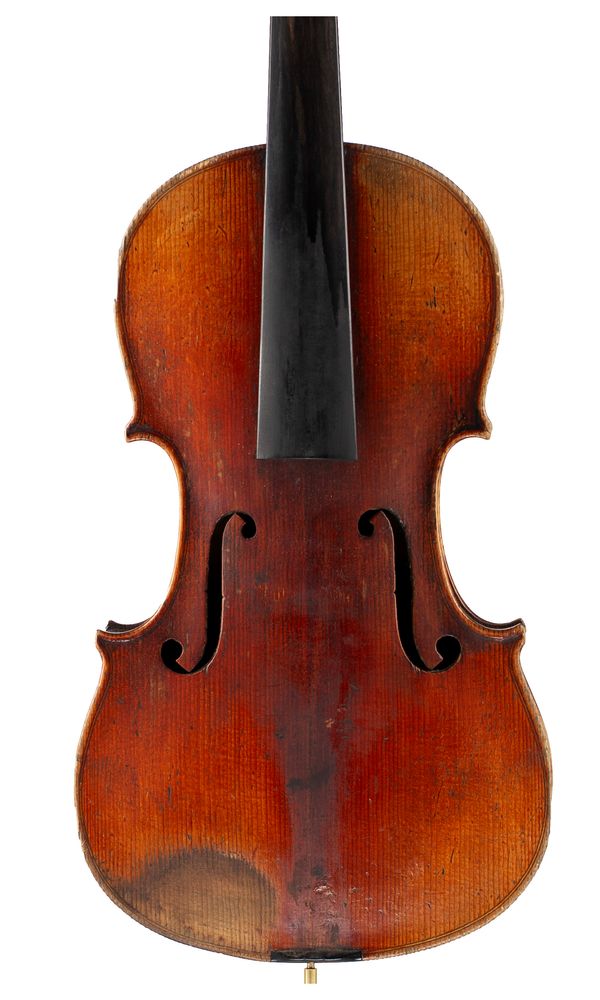 A violin, branded L. Lowendall, Dresden 1882