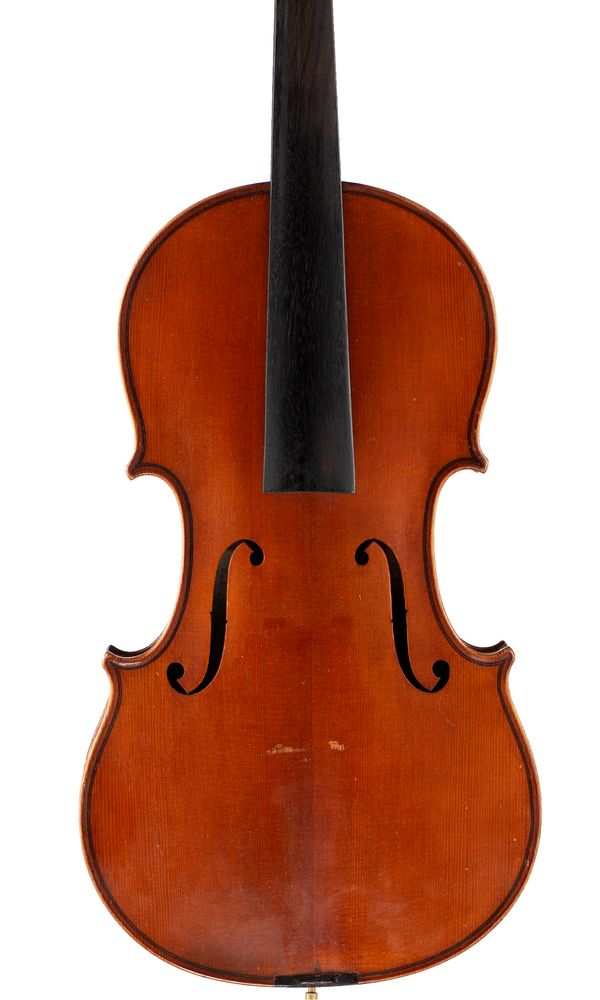 A violin, labelled Antonius Straduarius...