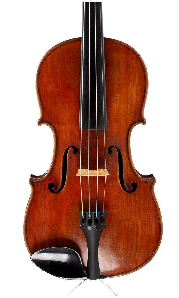 A violin, labelled Wolff Bros 1888