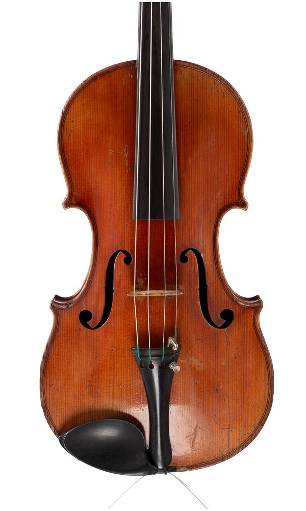 A violin, labelled copie de Antonius Stradivarius...