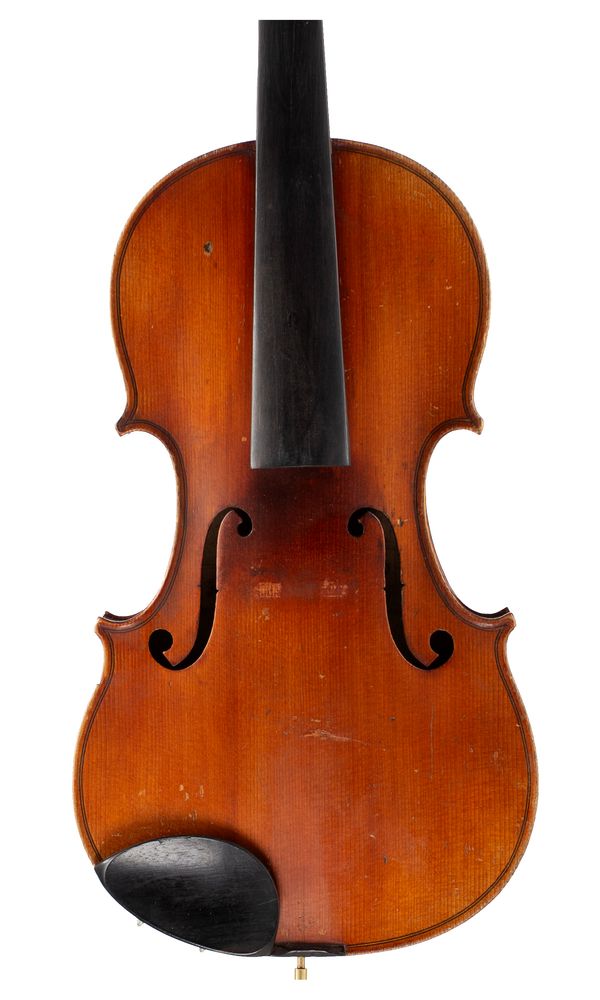 A violin, labelled J. T. L. 3