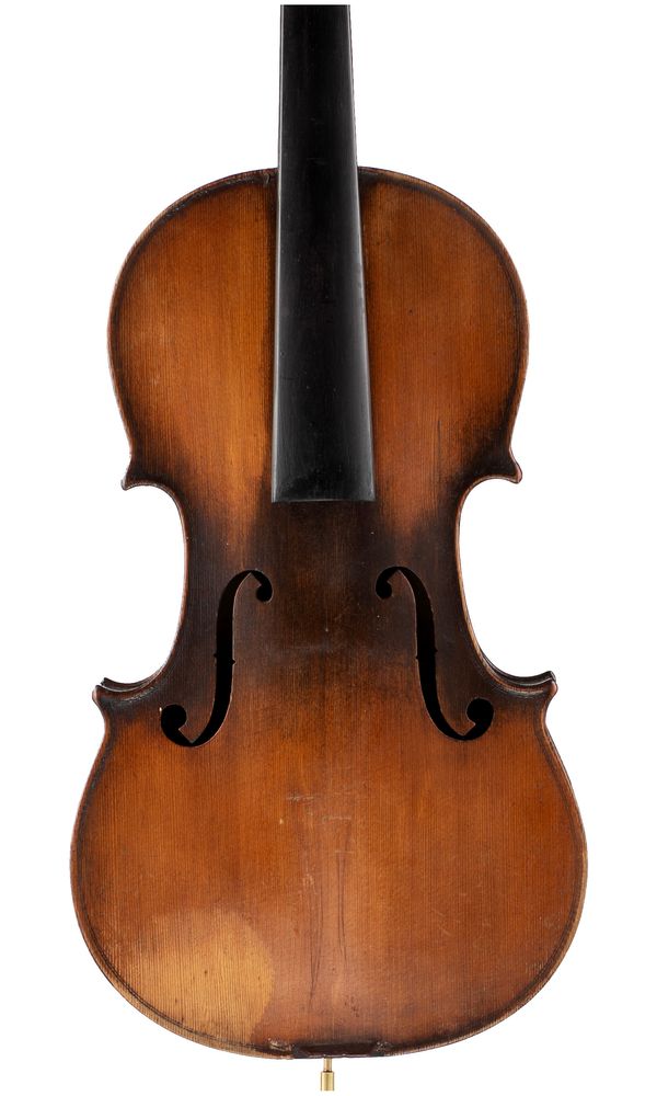 A violin, labelled Copie de George Cloz