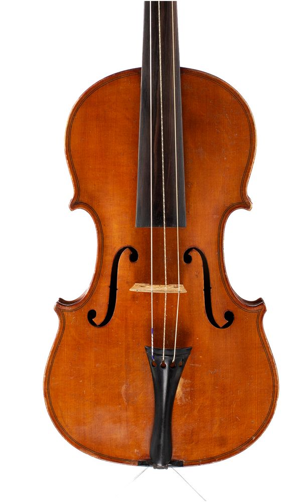 A violin, labelled Antonius Stradivarius