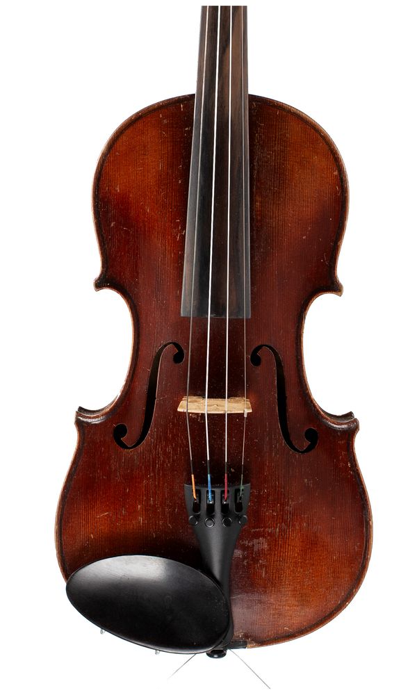 A violin, labelled Antonius Stradivarius