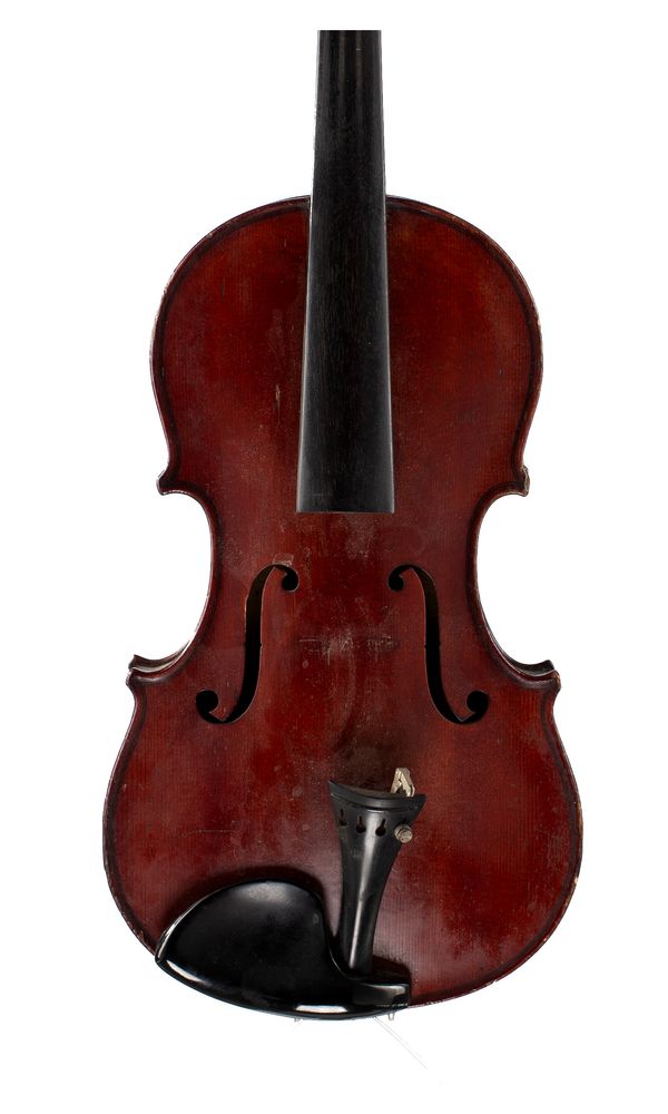 A three-quarter sized violin, branded A La Ville De Padoue, Nicolas Duchene