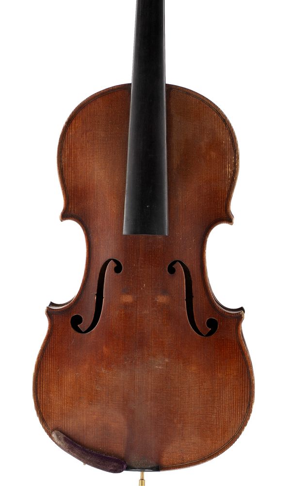 A violin, labelled Laurentius Guadagnini